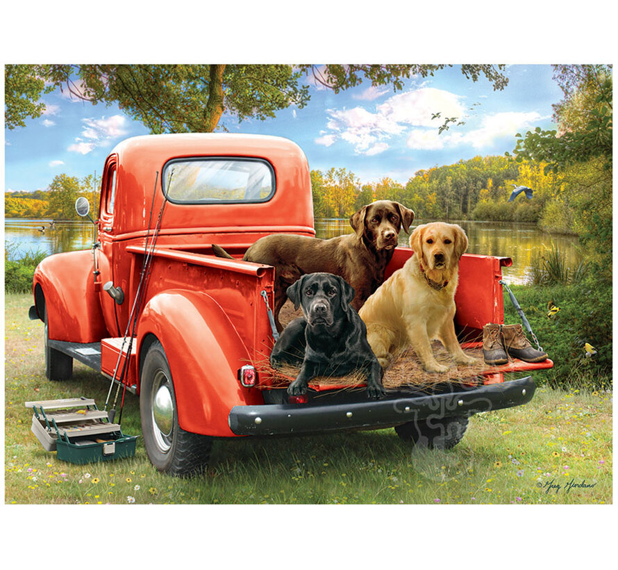 Cobble Hill Fishing Friends Puzzle 1000pcs