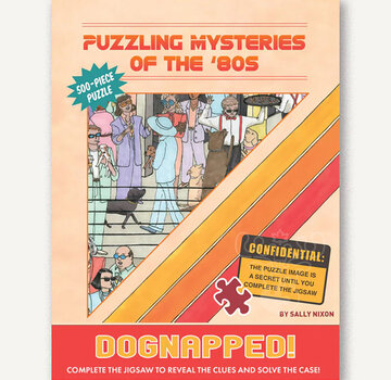 Chronicle Books Chronicle Puzzling Mysteries of the '80s Dognapped! Puzzle 500pcs