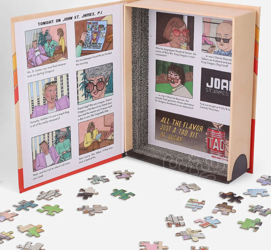 Chronicle Puzzling Mysteries of the '80s Dognapped! Puzzle 500pcs