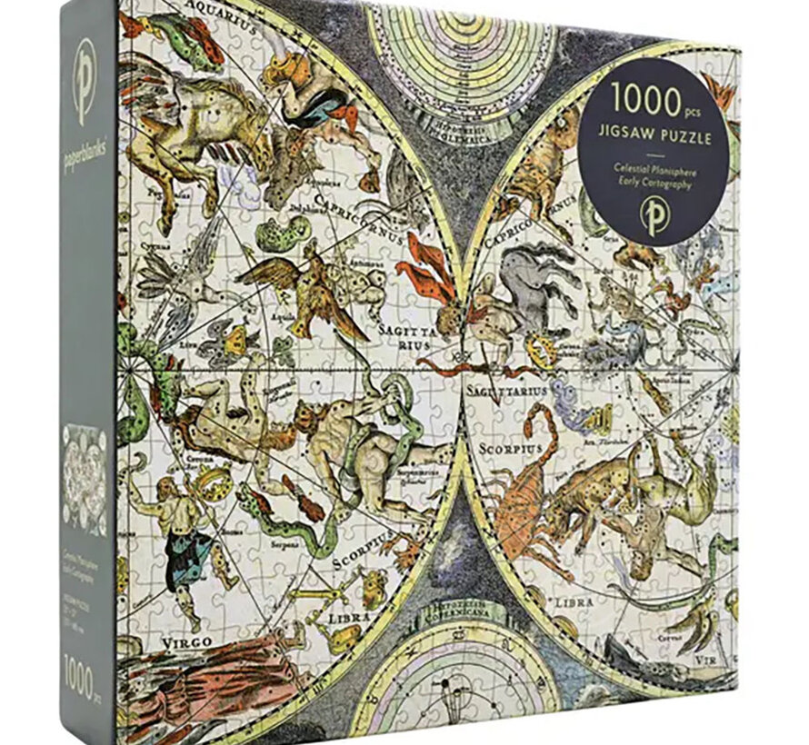 Paperblanks Celestial Planisphere, Early Cartography Puzzle 1000pcs