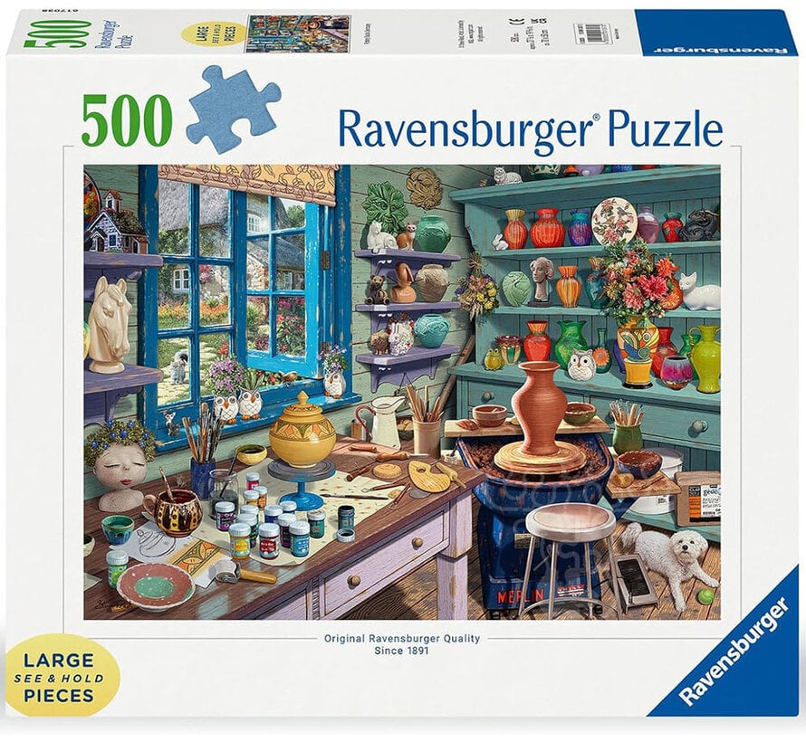 Ravensburger Pottery Studio Sanctuary Large Format Puzzle 500pcs
