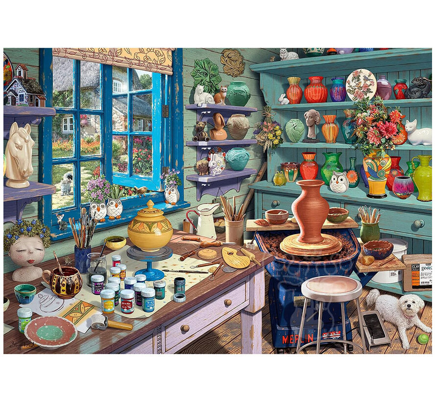 Ravensburger Pottery Studio Sanctuary Large Format Puzzle 500pcs