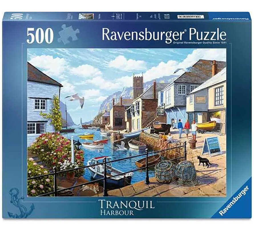 Ravensburger Tranquil Harbour Puzzle 500pcs