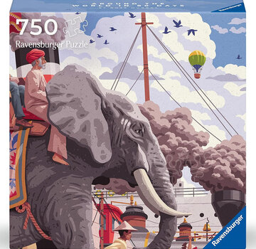 Ravensburger FINAL SALE Ravensburger Art & Soul: Around The World in 80 Days Puzzle 750pcs