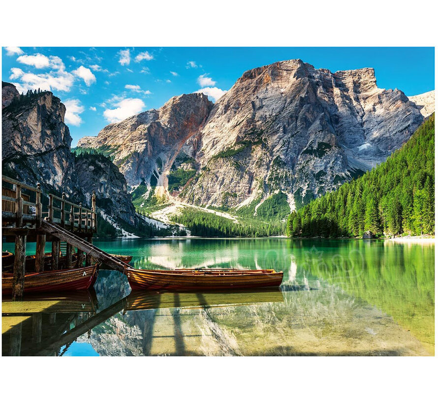 Ravensburger Pragser Wildsee, South Tyrol, Italy Puzzle 1000pcs