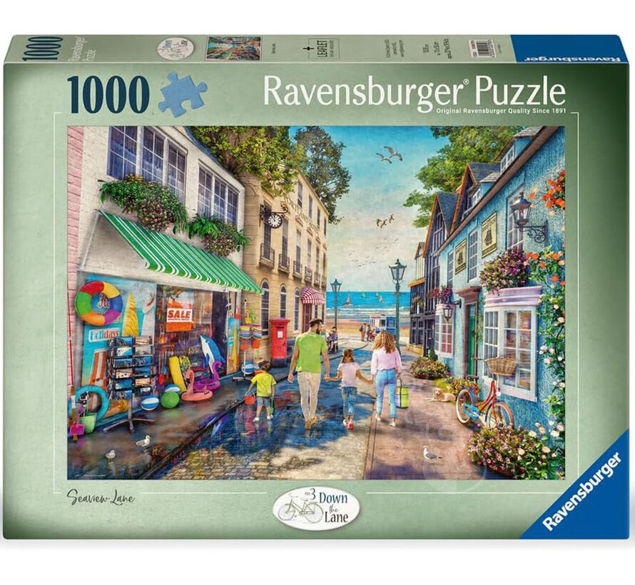 Ravensburger Down the Lane #3 Seaview Lane Puzzle 1000pcs