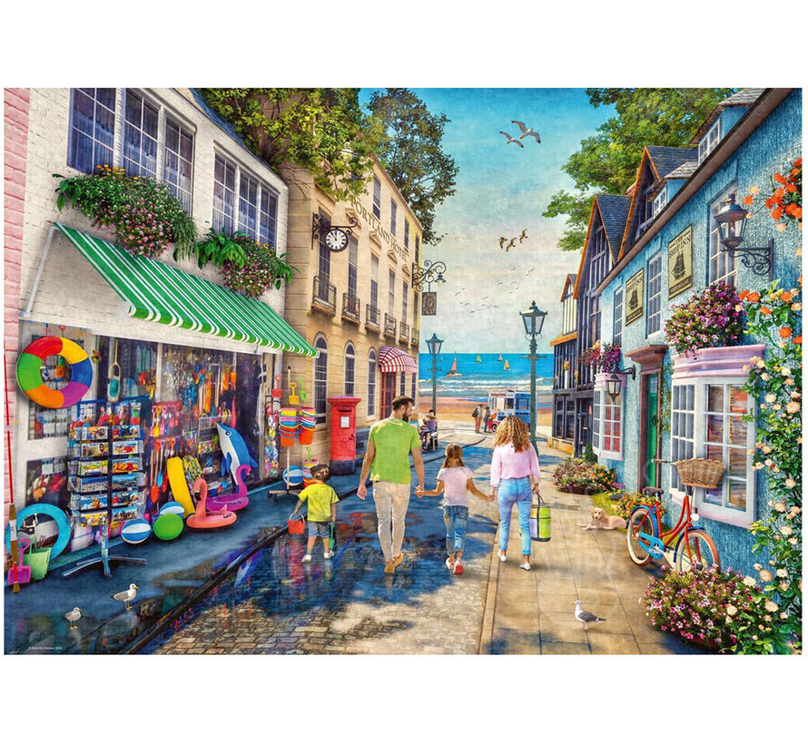 Ravensburger Down the Lane #3 Seaview Lane Puzzle 1000pcs