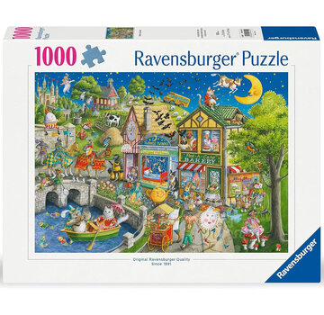 Ravensburger Ravensburger Mother Gooseville Puzzle 1000pcs
