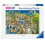 Ravensburger Mother Gooseville Puzzle 1000pcs