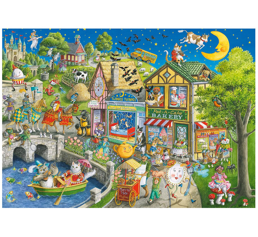 Ravensburger Mother Gooseville Puzzle 1000pcs