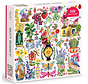 Galison Buzzy Bouquets Puzzle 500pcs