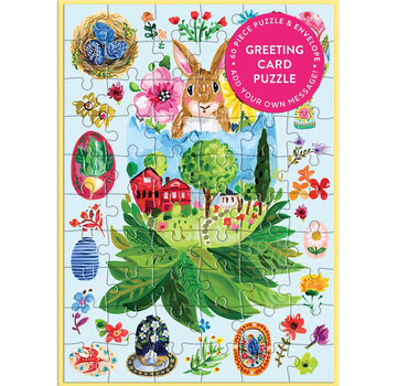 Galison Galison Artisanal Eggs Greeting Card Puzzle 60pcs