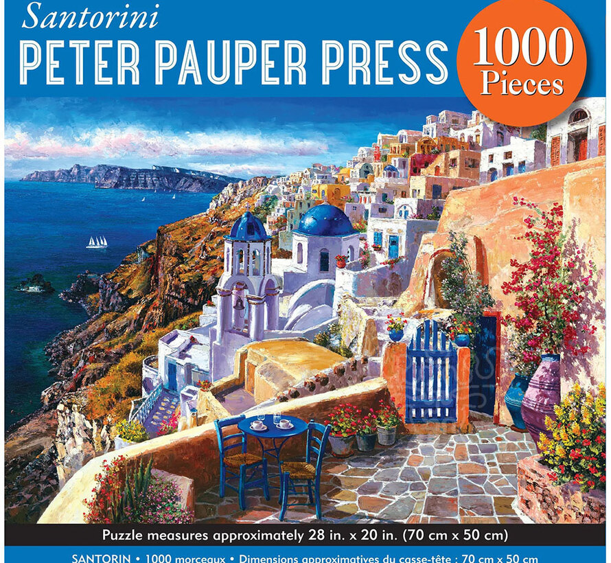 Peter Pauper Press Santorini Puzzle 1000pcs