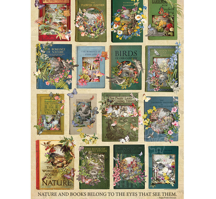 Cobble Hill The Nature of Books Puzzle 1000pcs