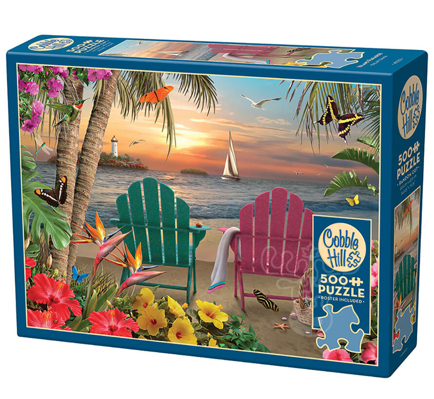 Cobble Hill Island Paradise Puzzle 500pcs