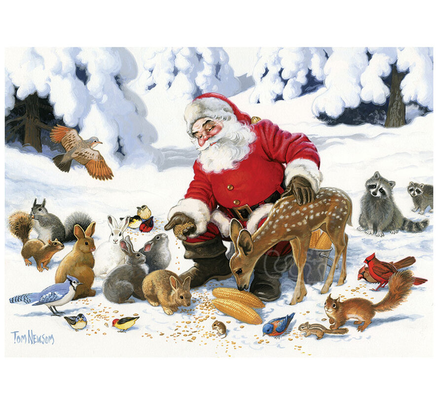 Cobble Hill Santa Claus and Friends Family Puzzle 350pcs