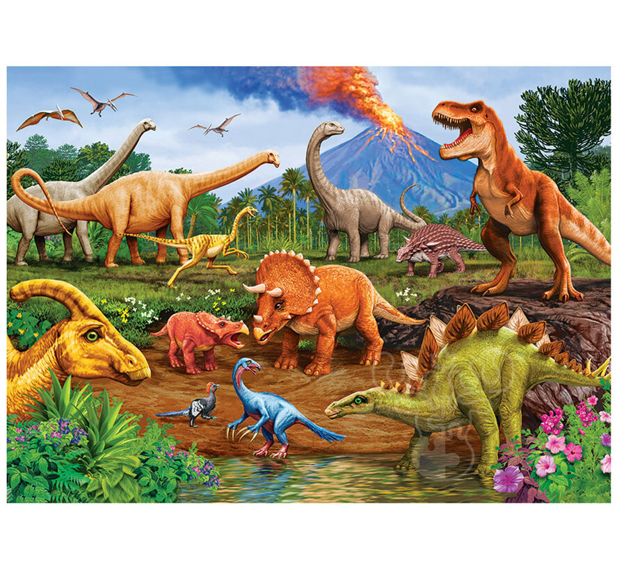 Cobble Hill Dinos Family Puzzle 350pcs