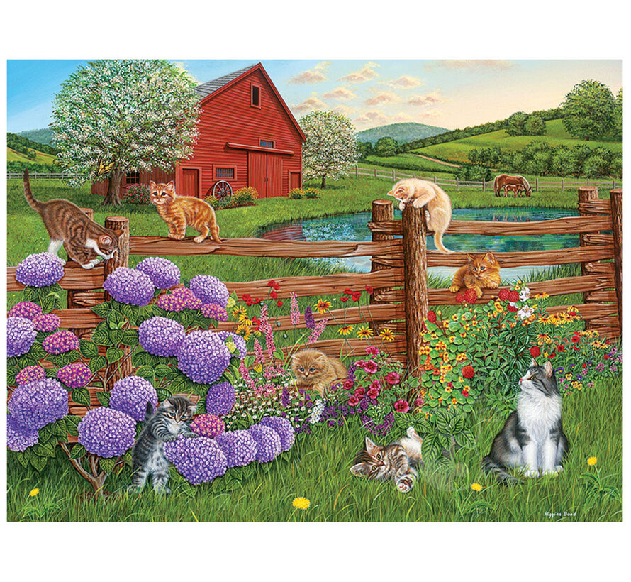 Cobble Hill Farm Cats Easy Handling Puzzle 275pcs
