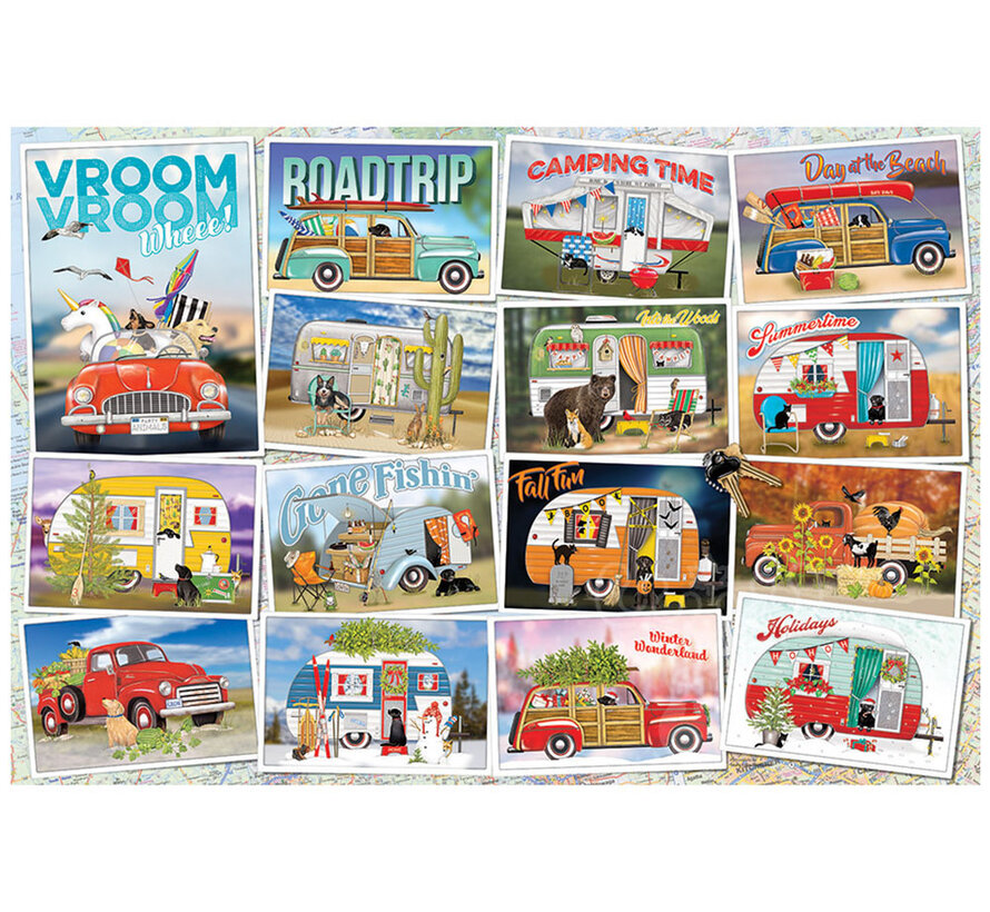 Cobble Hill Vroom Vroom Puzzle 2000pcs