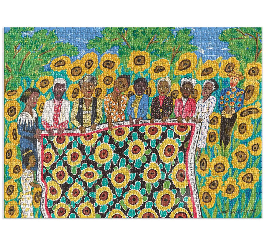 Galison Faith Ringgold The Sunflower Quilting Bee at Arles Puzzle 1000pcs