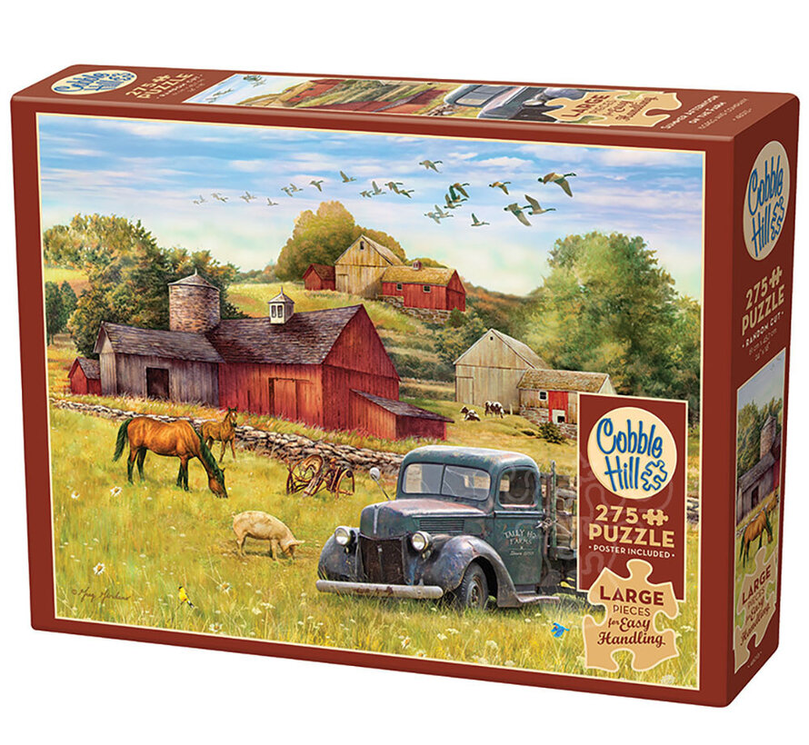 Cobble Hill Summer Afternoon on the Farm Easy Handling Puzzle 275pcs