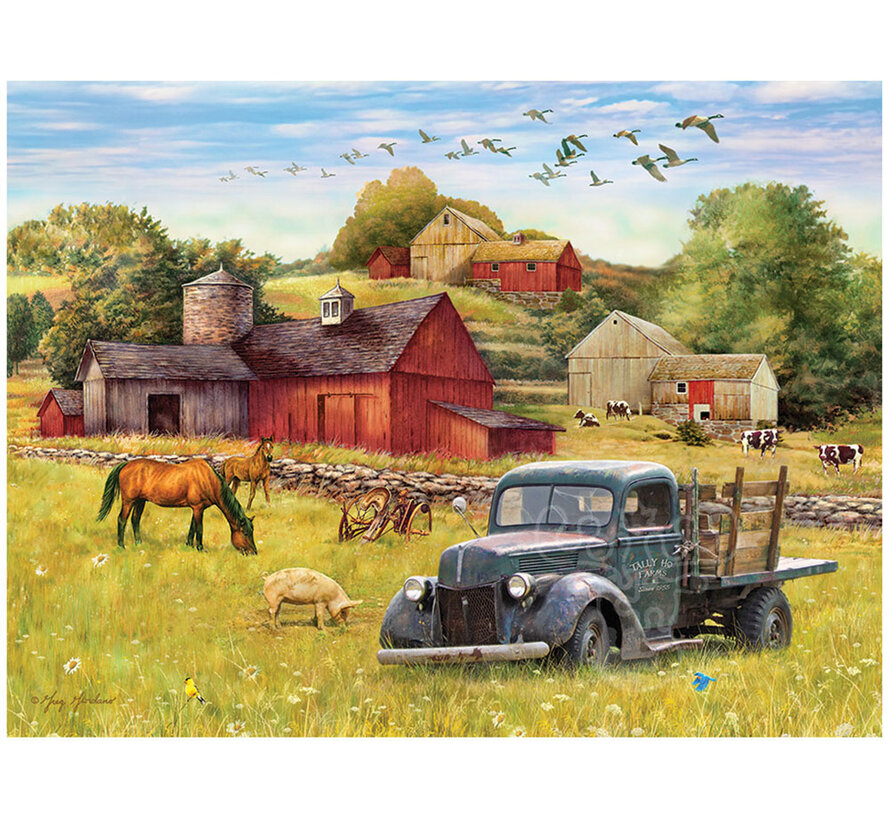 Cobble Hill Summer Afternoon on the Farm Easy Handling Puzzle 275pcs