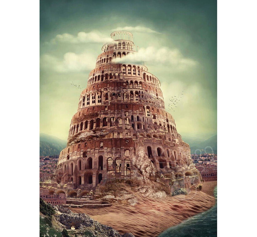 FINAL SALE Nova Babylon Tower Puzzle 1000pcs ONLINE ORDER ONLY