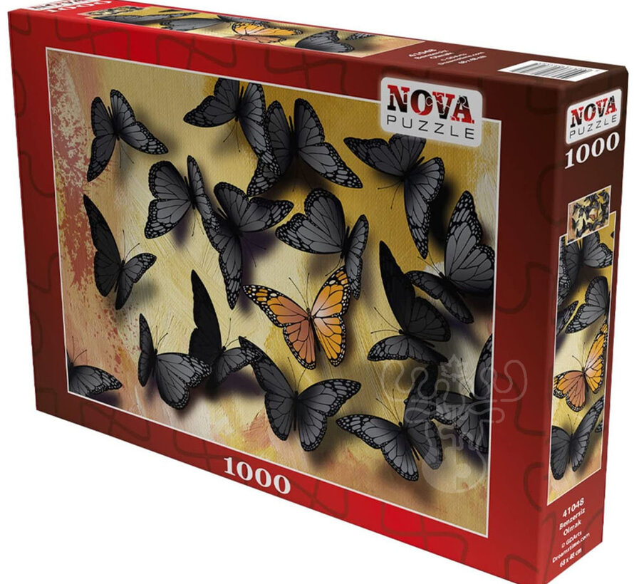 Nova Butterflies Puzzle 1000pcs ONLINE ORDER ONLY