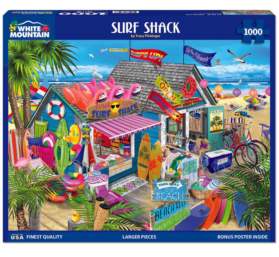White Mountain Surf Shack Puzzle 1000pcs