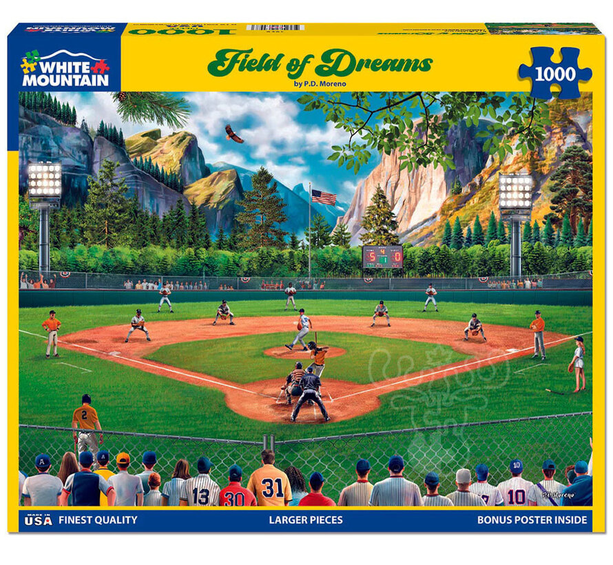 White Mountain Field of Dreams Puzzle 1000pcs