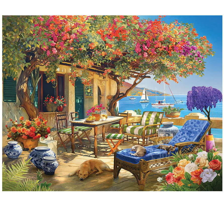White Mountain Coastal Paradise Puzzle 1000pcs