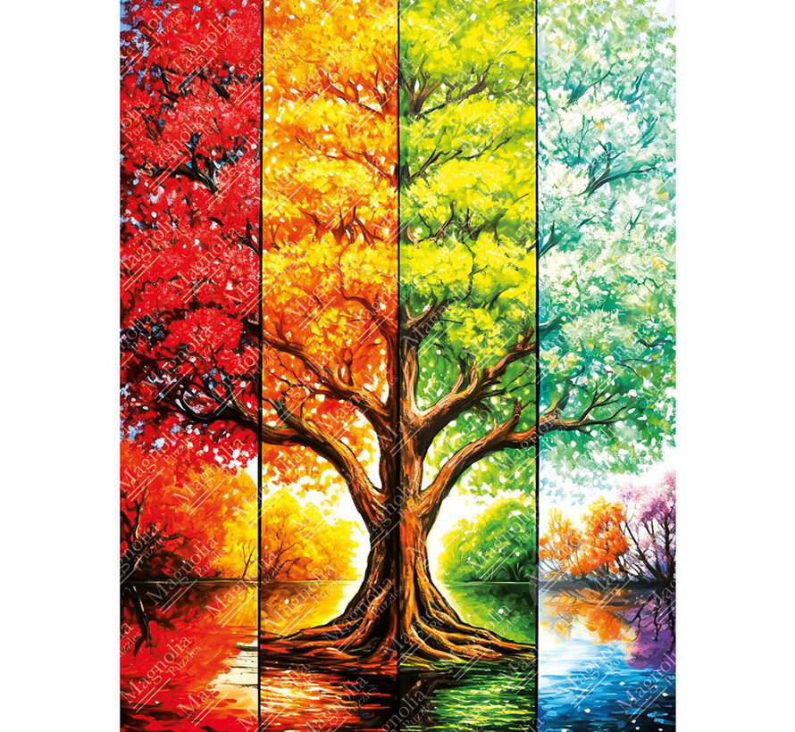 Magnolia Tree in Autumn Puzzle 1000pcs