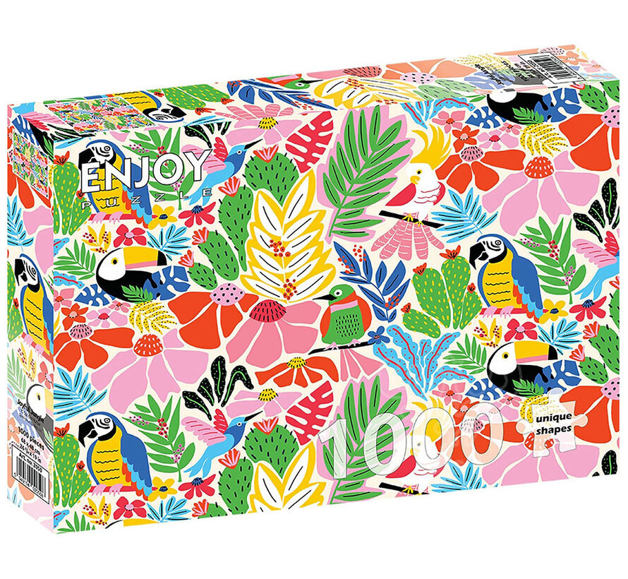 Enjoy Joyful Jungle Puzzle 1000pcs