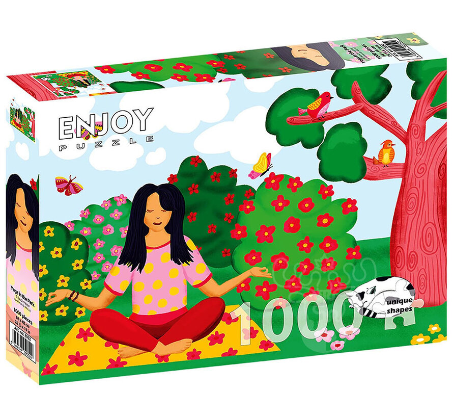 Enjoy Yoga in the Park Puzzle 1000pcs