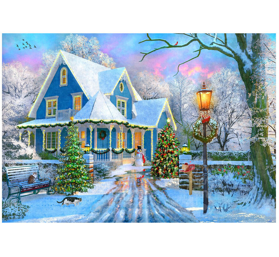 Bluebird Christmas at Home Puzzle 1000pcs