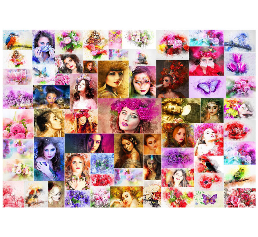 Grafika Collage - Femme (Women) Puzzle 1500pcs