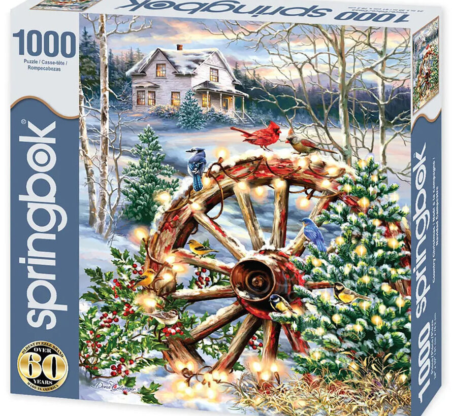 Springbok Country Christmas Puzzle 1000pcs