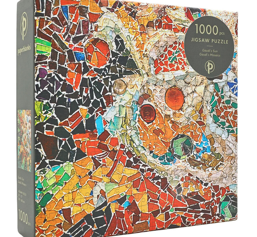 Paperblanks Gaudi's Sun, Gaudi's Mosaics Puzzle 1000pcs