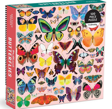 Mudpuppy Mudpuppy Brilliant Butterflies Puzzle 500pcs