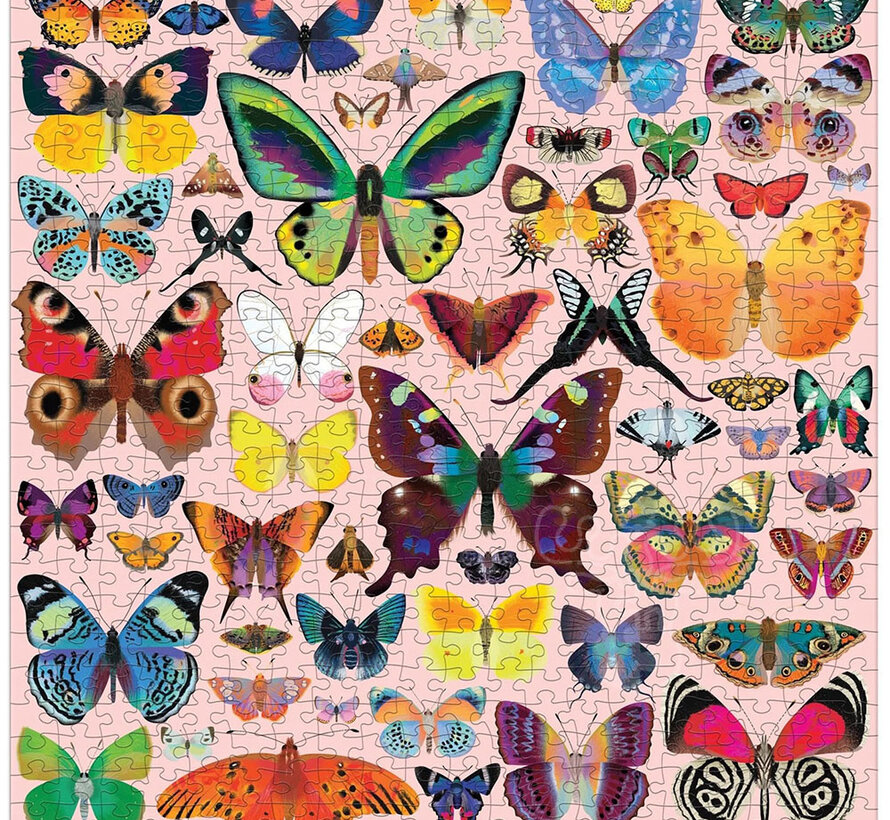 Mudpuppy Brilliant Butterflies Puzzle 500pcs