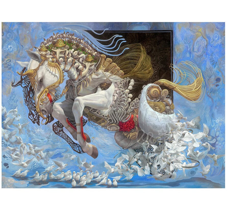 Pomegranate Taillefer, Heidi: Silkworm Puzzle 1000pcs