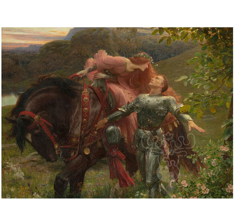 Pomegranate Dicksee, Frank: La Belle Dame sans Merci Puzzle 1000pcs