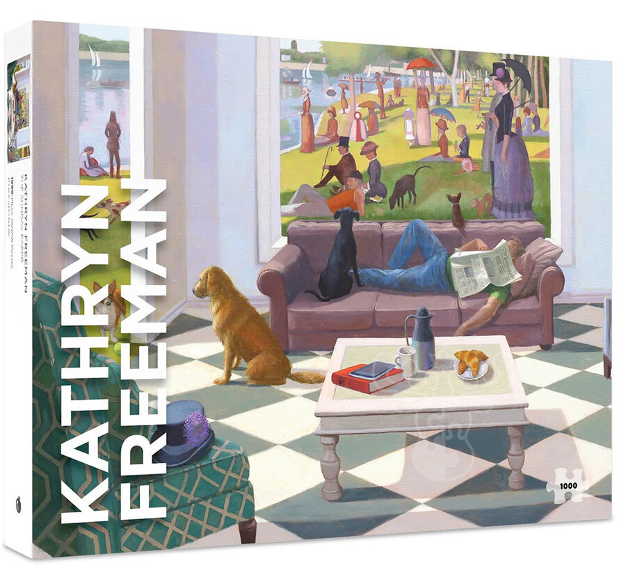 Pomegranate Freeman, Kathryn: The Sunday Paper Puzzle 1000pcs