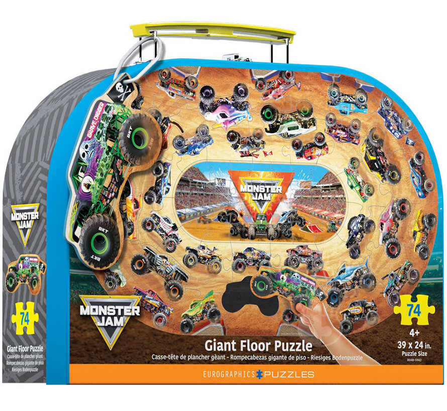 Eurographics Monster Jam - Giant Floor Puzzle 74pcs