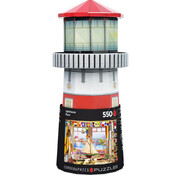 Eurographics Eurographics Lighthouse Puzzle 550pcs in a Shaped Tin