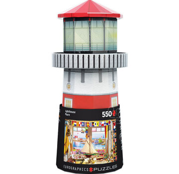 Eurographics Eurographics Lighthouse Puzzle 550pcs in a Shaped Tin