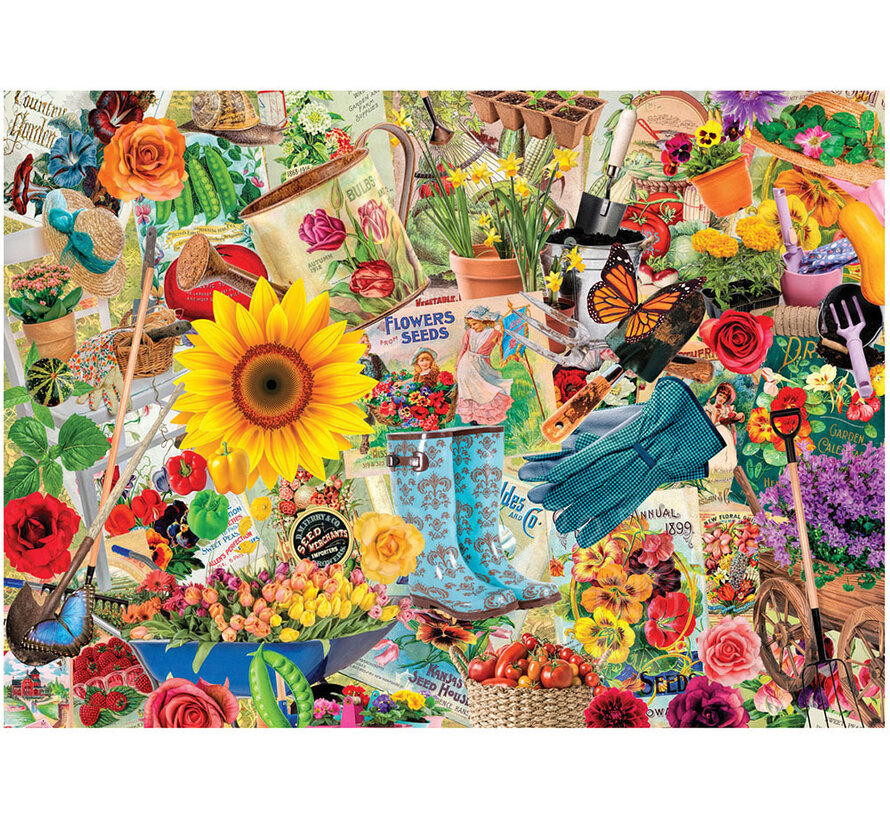 Eurographics Garden: Flower Seeds Puzzle 1000pcs