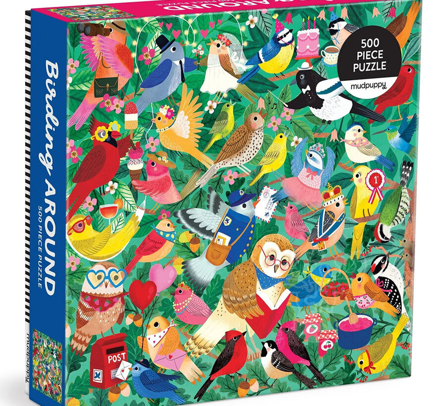 Mudpuppy Birding Around Puzzle 500pcs