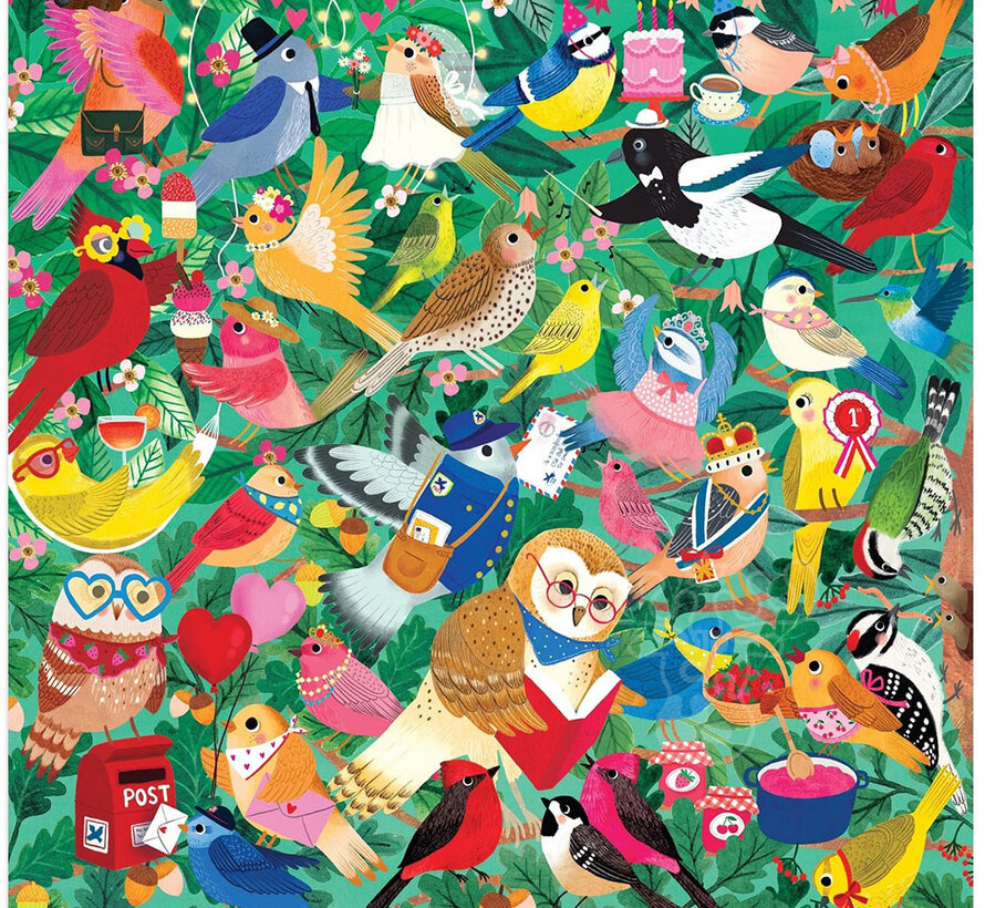 Mudpuppy Birding Around Puzzle 500pcs