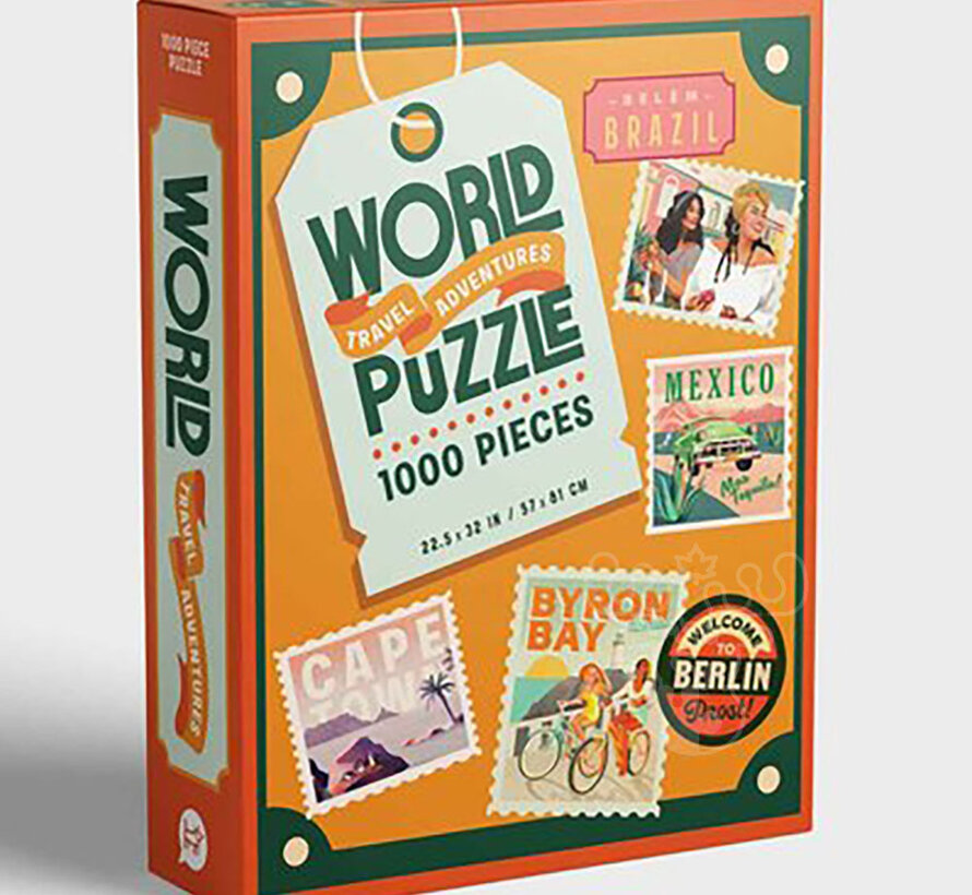 Hardie Grant World Travel Adventures Puzzle 1000pc